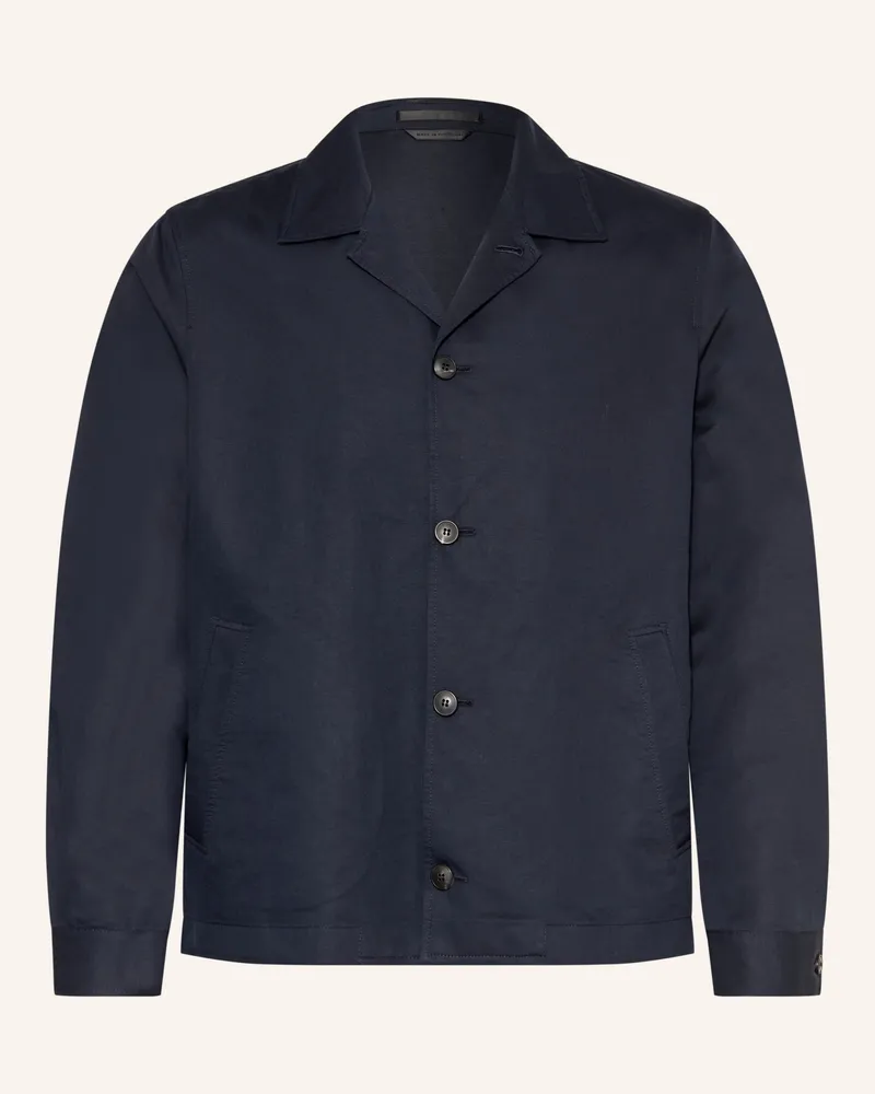 Sunspel Overjacket blau Dunkelblau