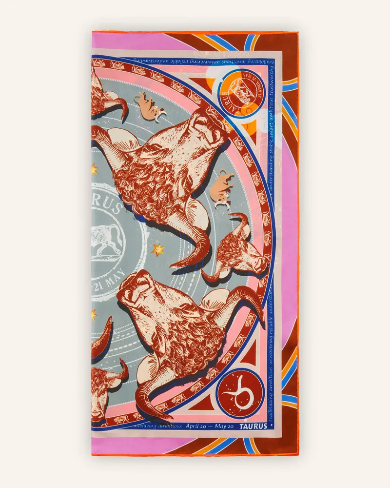 Codello Tuch Sternzeichen Stier grau Grau