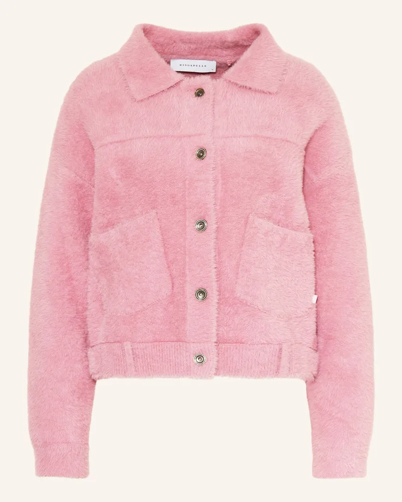 RINO & PELLE Kunstfell-Jacke BUBBLY Rosa