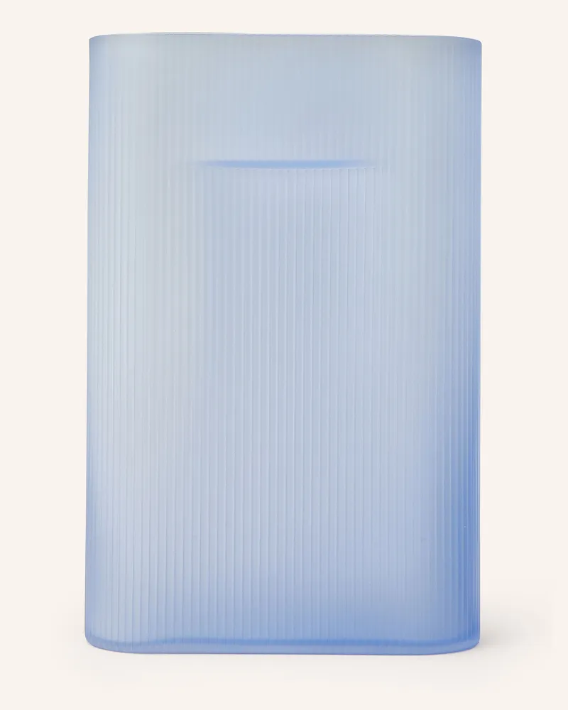 Muuto Vase Ridge blau Hellblau