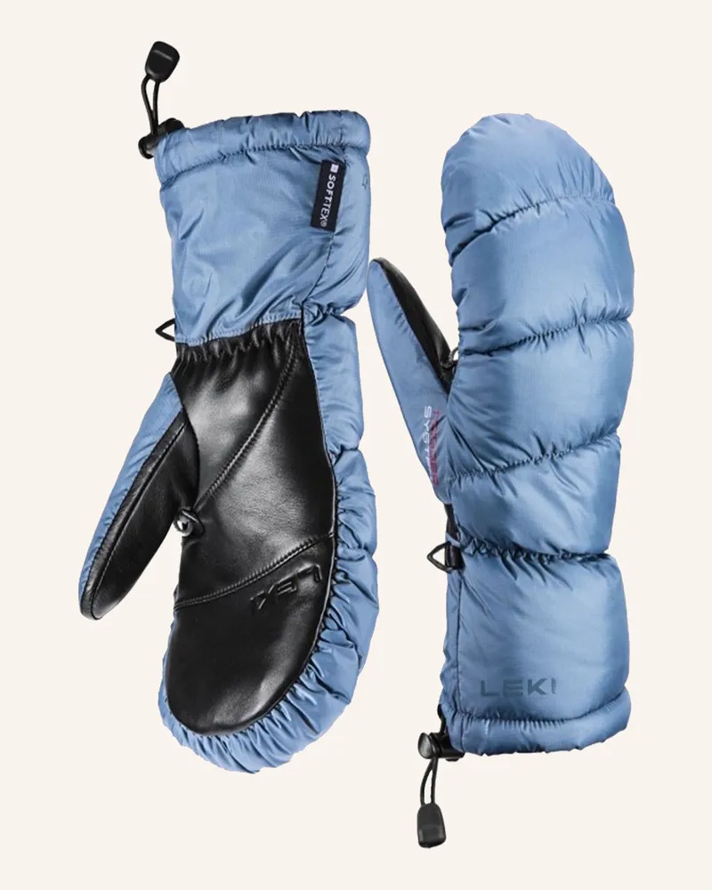Leki Leki Leki Damen Fäustlinge Hs Glace 3d Women Mitten Steel Blue blau Blau
