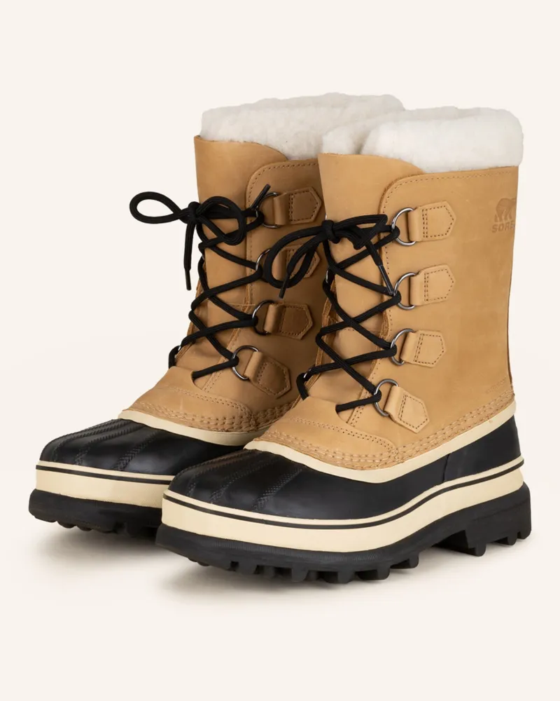 Sorel Schnürboots CARIBOU Camel
