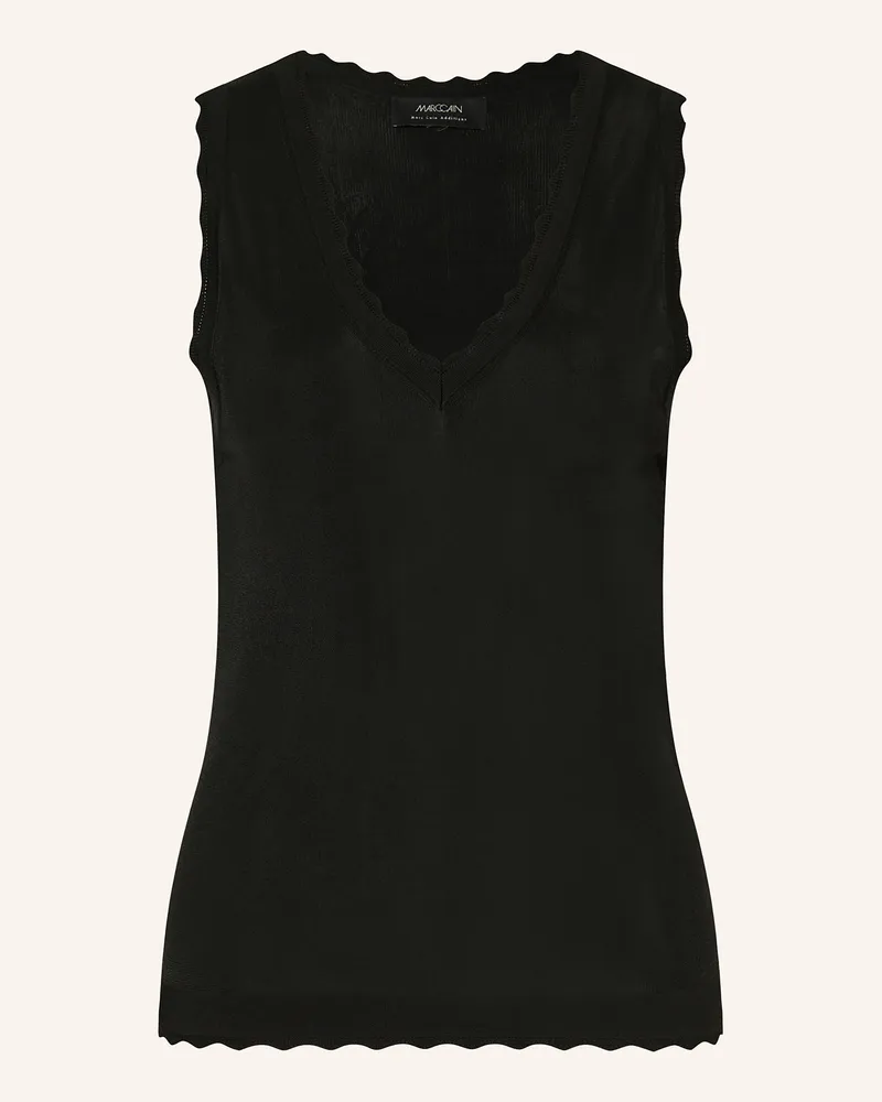 Marc Cain Stricktop schwarz Schwarz