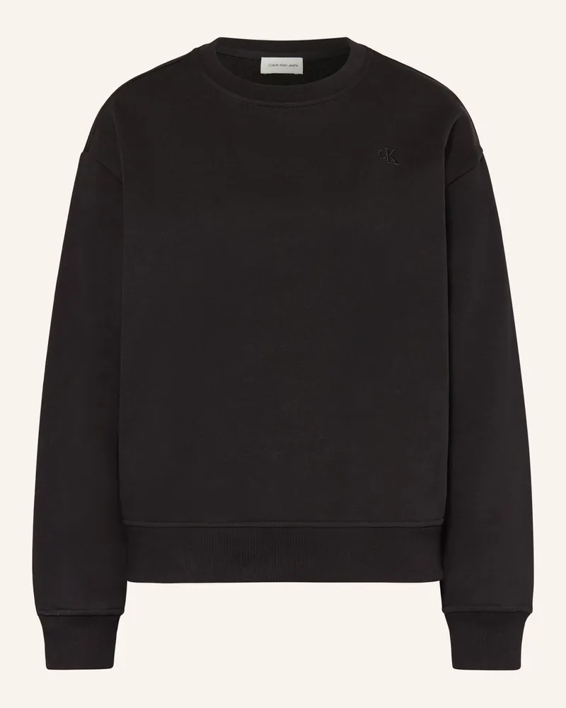 Calvin Klein Sweatshirt schwarz Schwarz
