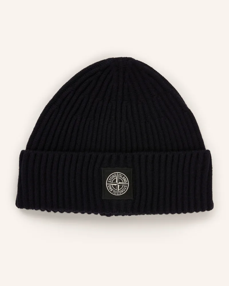 Stone Island Mütze blau Dunkelblau