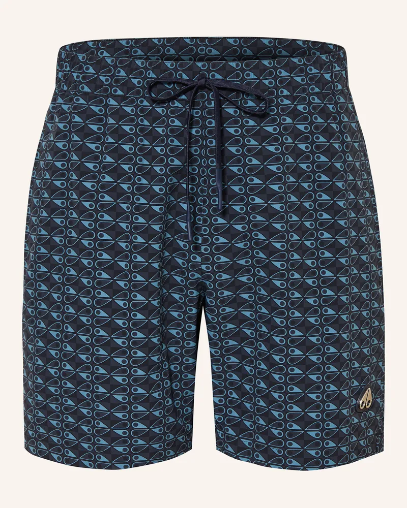 Moose Knuckles Badeshorts HIDE AND SWIM Blau