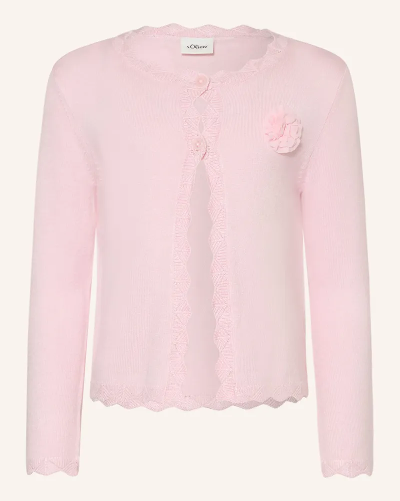 S.Oliver Strickjacke rosa Rosa