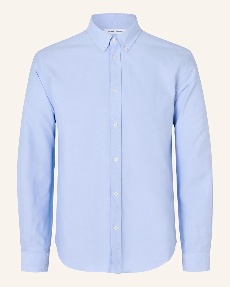 Samsøe & Samsøe Oxfordhemd Saliam Bx Regular Fit blau Hellblau