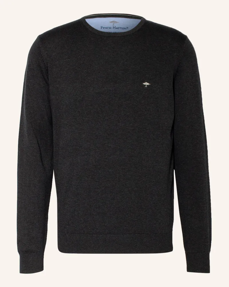 Fynch-Hatton Pullover grau Schwarz