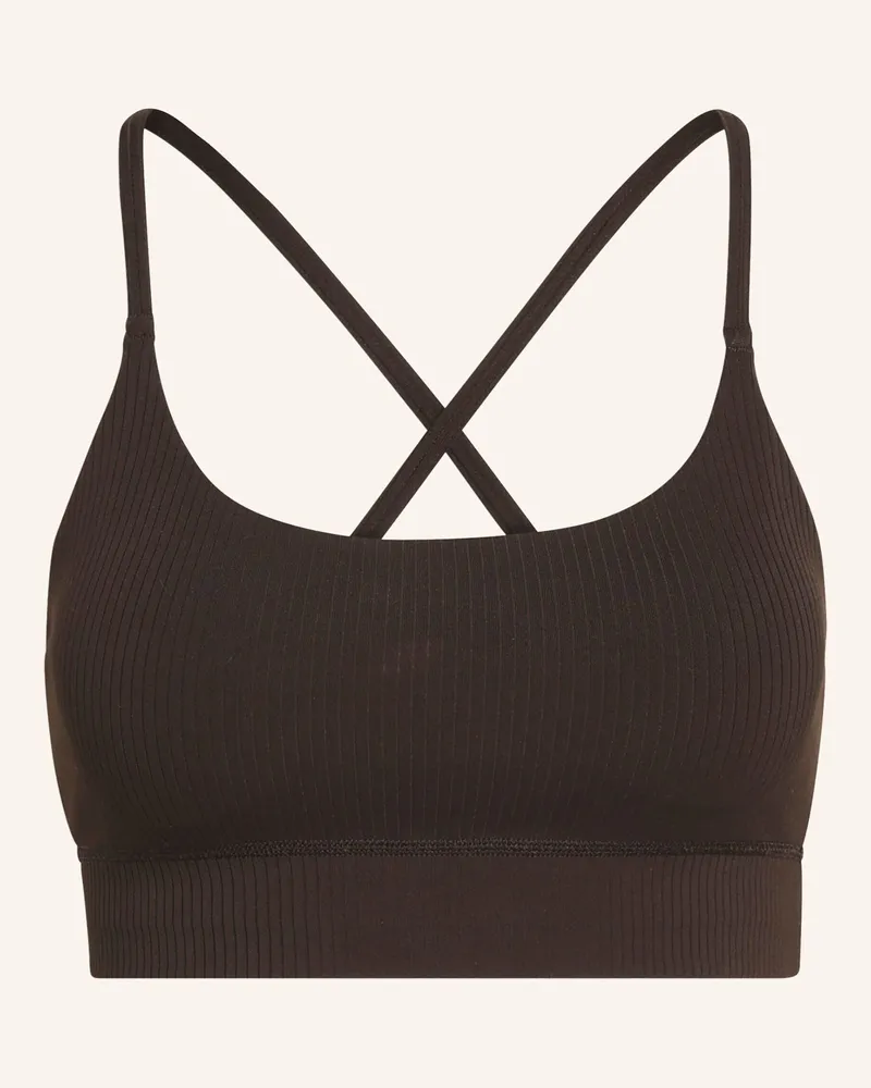 adidas ADIDAS ALL ME LIGHT SUPPORT RIB BRA LONGLINE SPORT-BH Braun