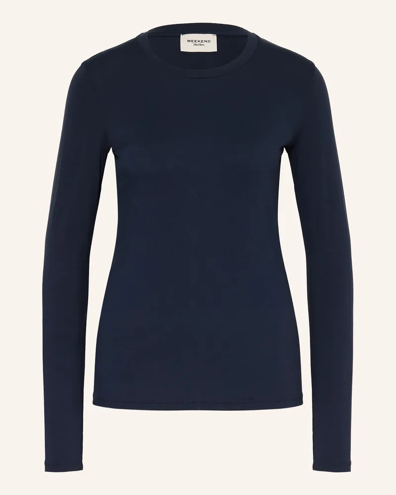 Max Mara Longsleeve Multie blau Dunkelblau
