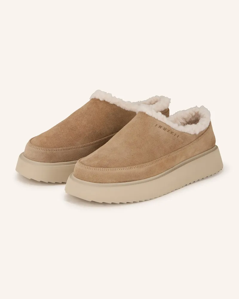 INUIKII Plateau-Slipper CLASSIC MICRO Beige