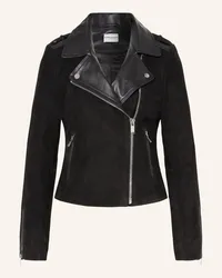 Claudie Pierlot Lederjacke Schwarz