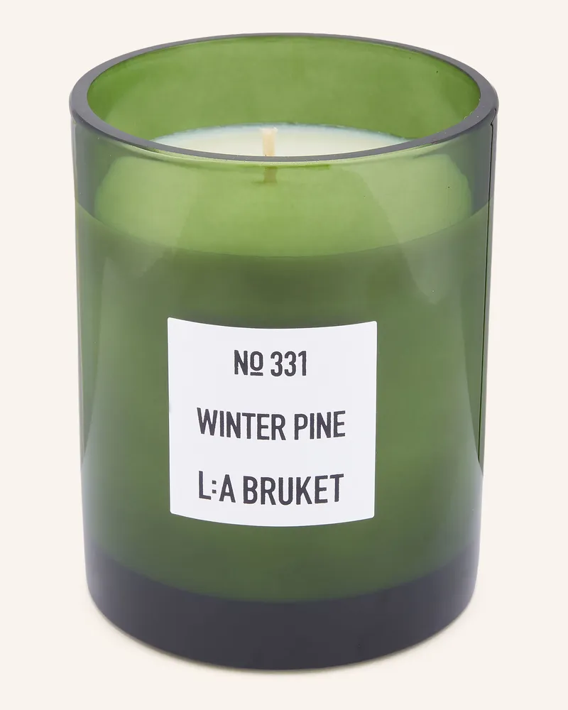 L:A Bruket Duftkerze 331 Winter Pine gruen Grün