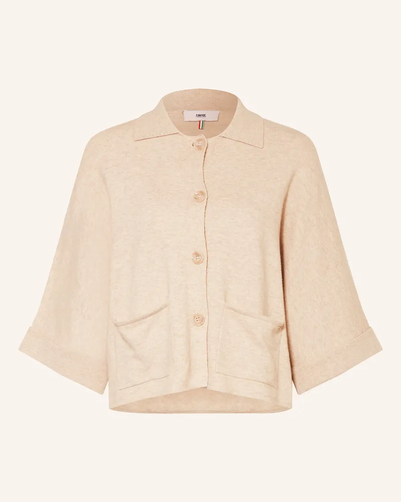 cinque Strickjacke Ciolla Mit 3/4-Arm beige Creme