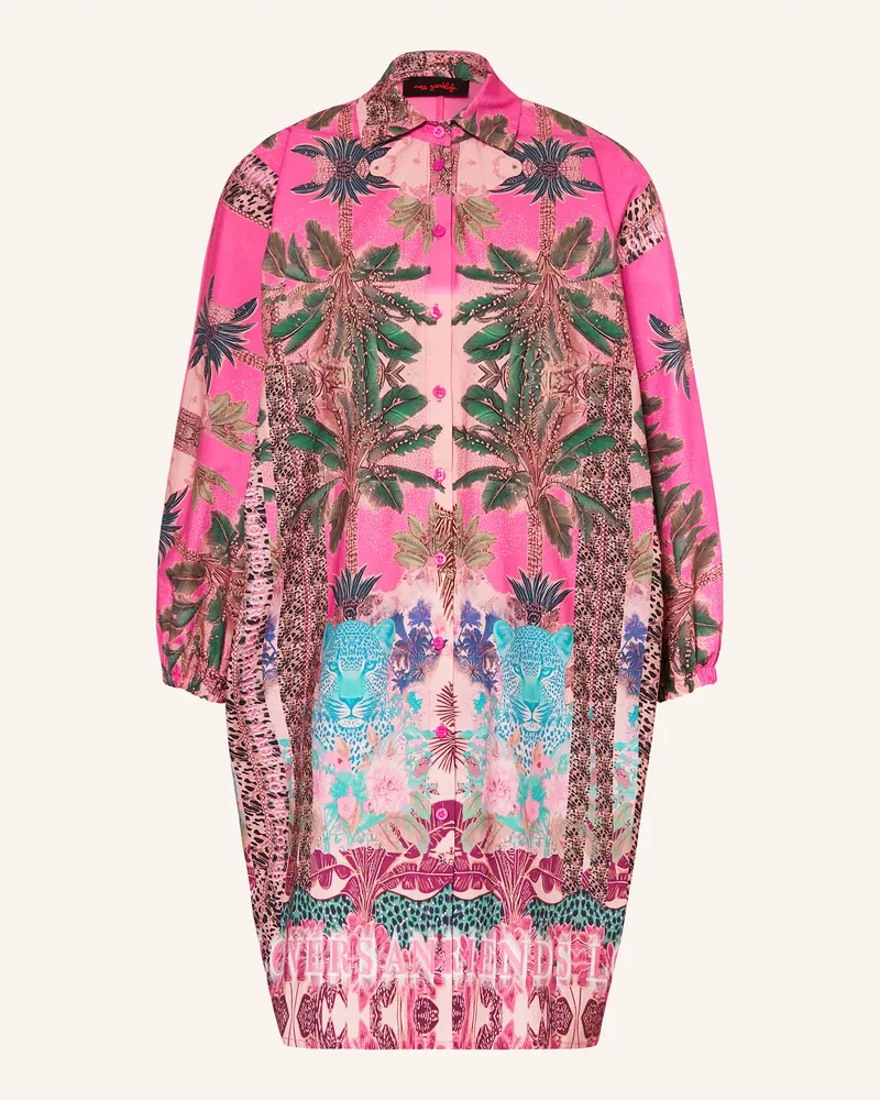 Miss Goodlife Hemdblusenkleid Pink