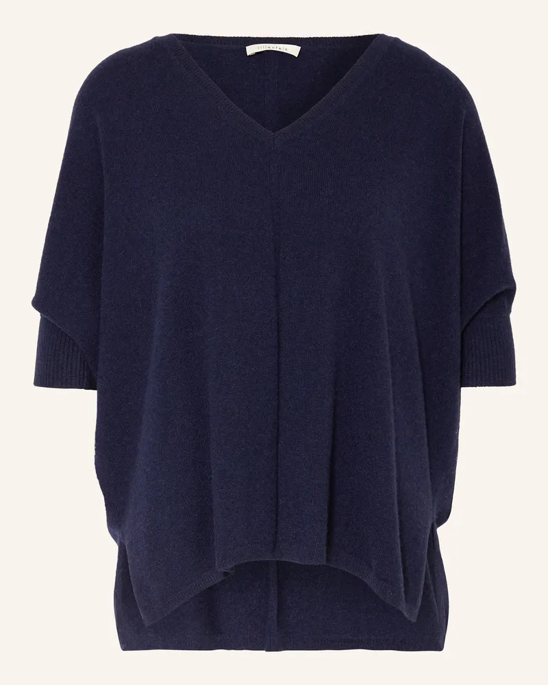 lilienfels Oversized-Pullover aus Cashmere Dunkelblau