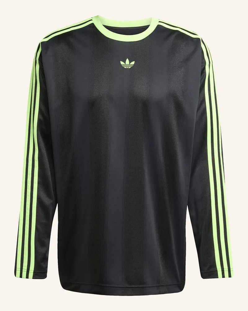 adidas ADIDAS ADICOLOR JACQUARD LONG-SLEEVE JERSEY Schwarz