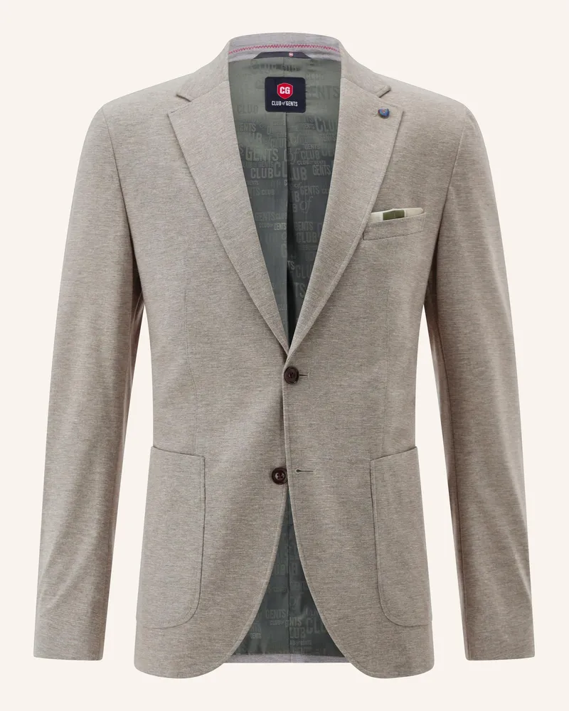 CG Sakko CG Cuba-J SV Slim Fit Hellbraun