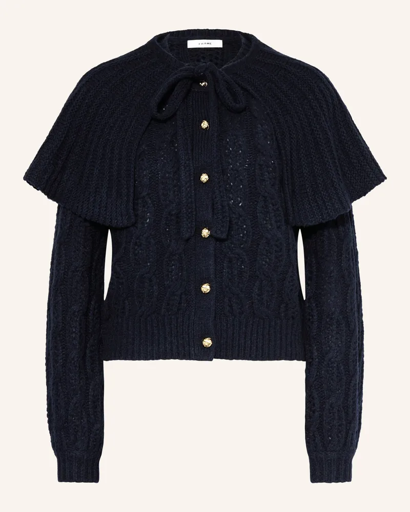 Frame Denim Strickjacke blau Dunkelblau