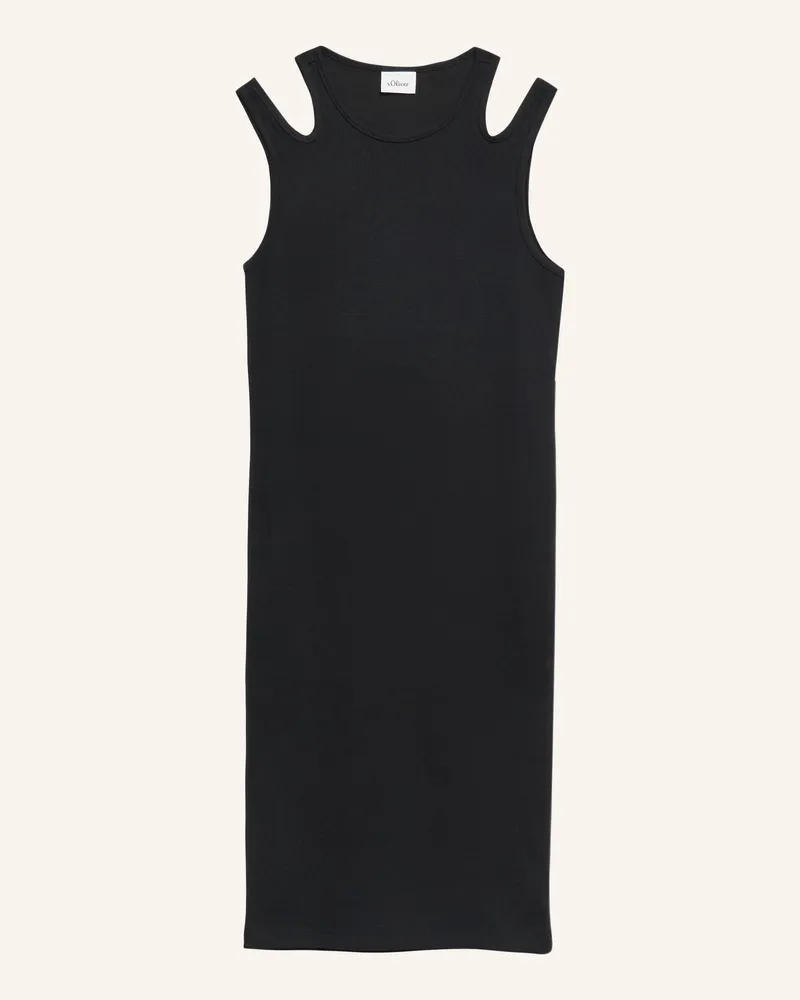 S.Oliver Kleid schwarz Schwarz