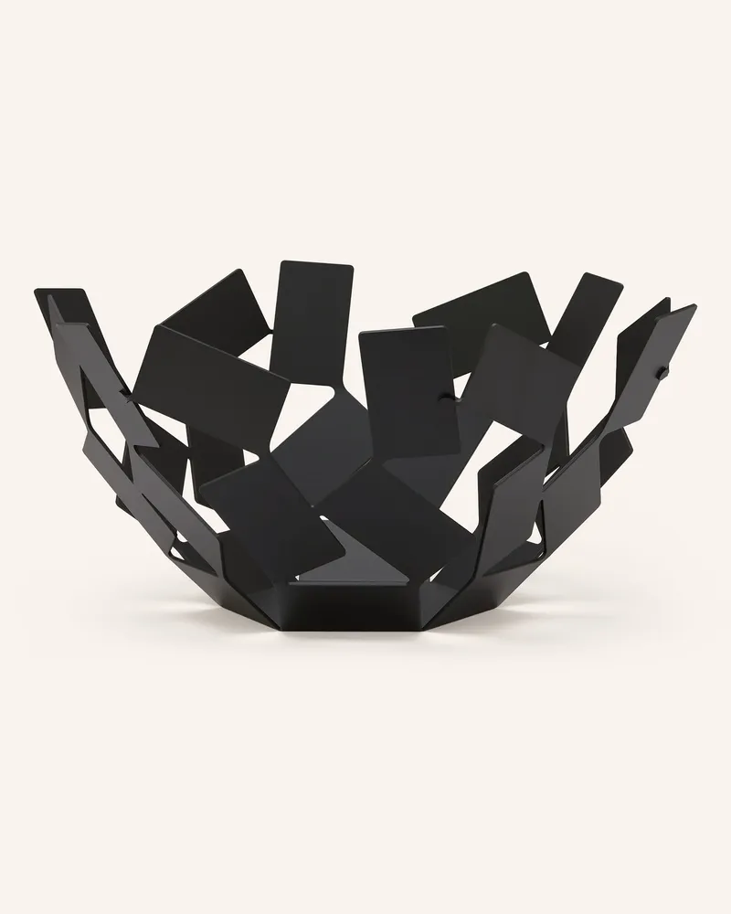Alessi Obstschale La Stanza Dello Scirocco schwarz Schwarz