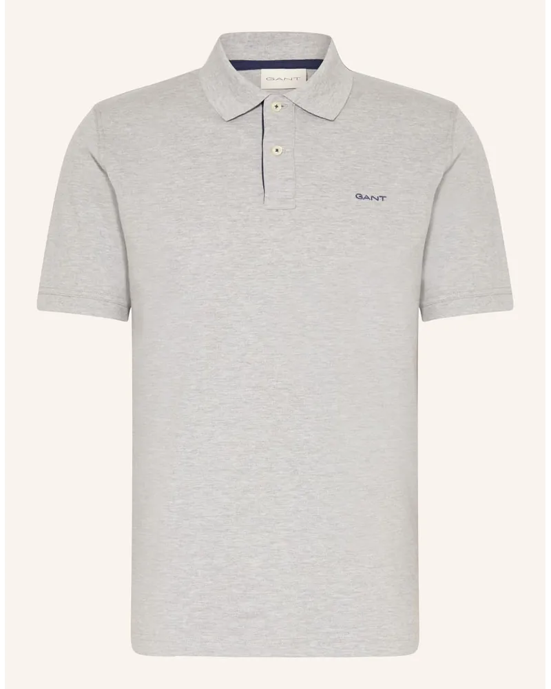 Gant Piqué-Poloshirt Grau