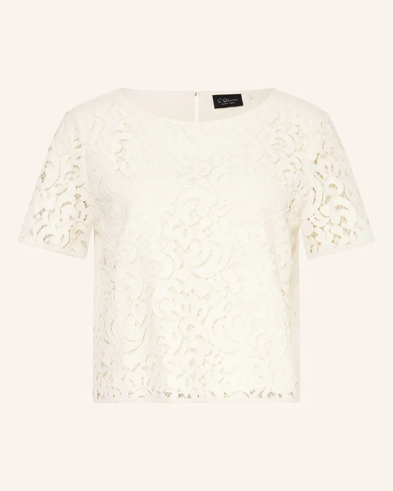 S.Oliver Blusenshirt Aus Spitze weiss Weiss
