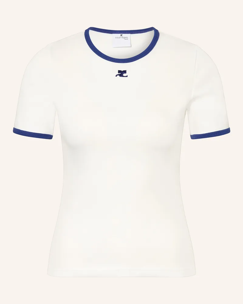 Courrèges T-Shirt weiss Weiss