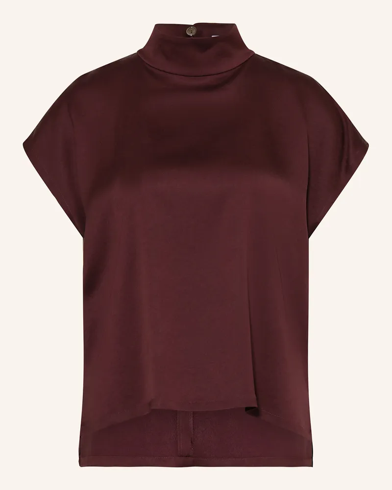 Drykorn Blusenshirt ALARIA_1 aus Satin Dunkelrot