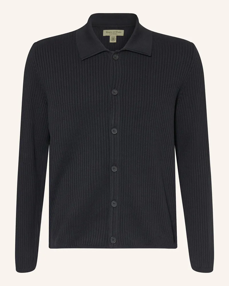 Marc O'Polo Strickjacke blau Dunkelblau