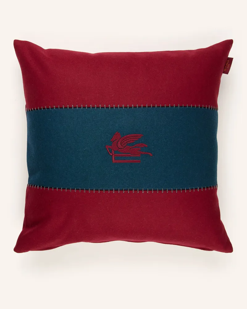 Etro Dekokissen rot Rot