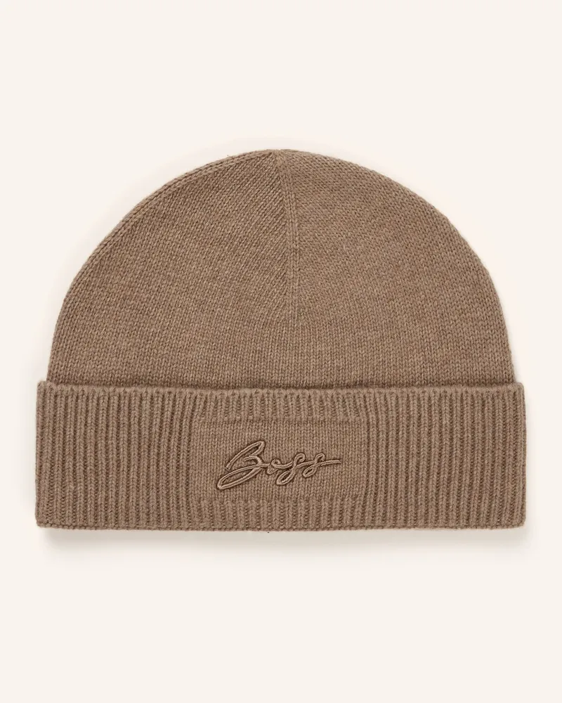 HUGO BOSS Mütze LANDRENIA Hellbraun