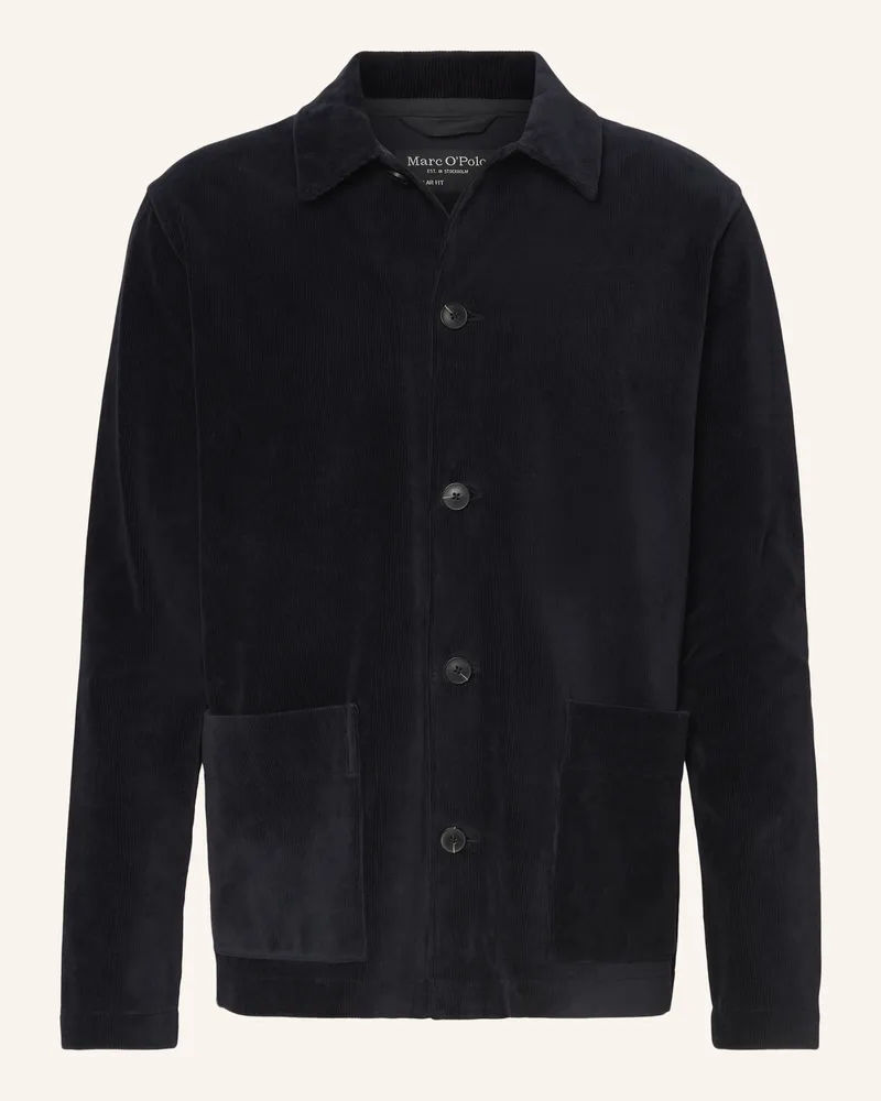 Marc O'Polo Overshirt blau Dunkelblau