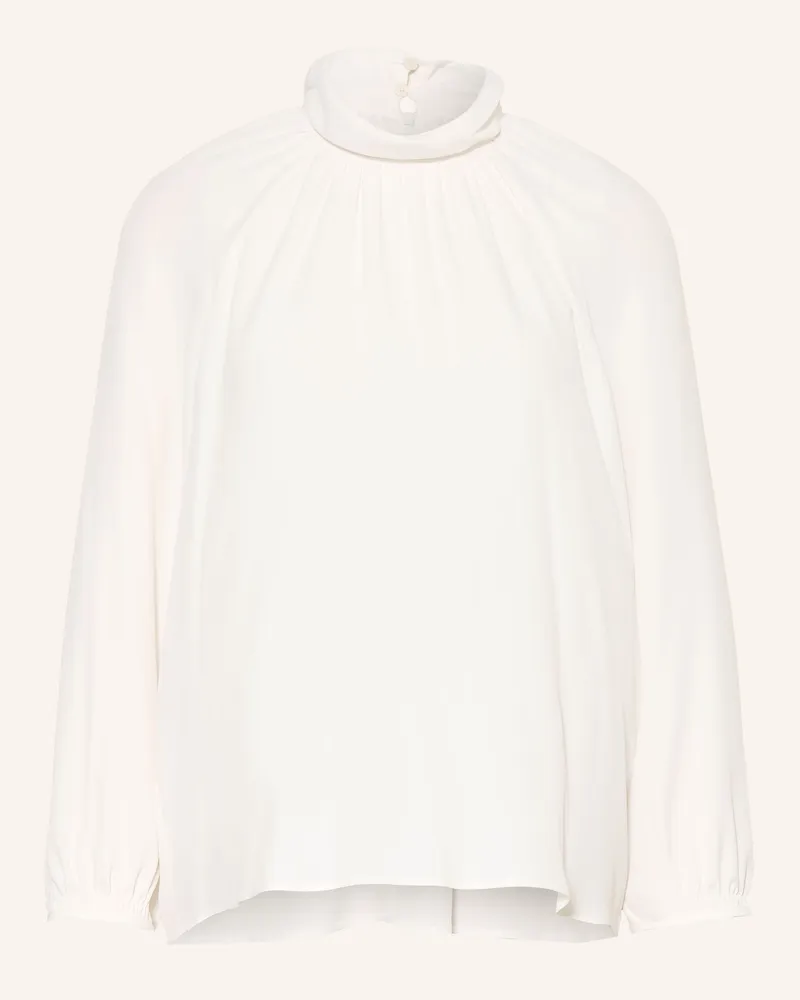 Luisa Cerano Blusenshirt Mit Seide weiss Weiss