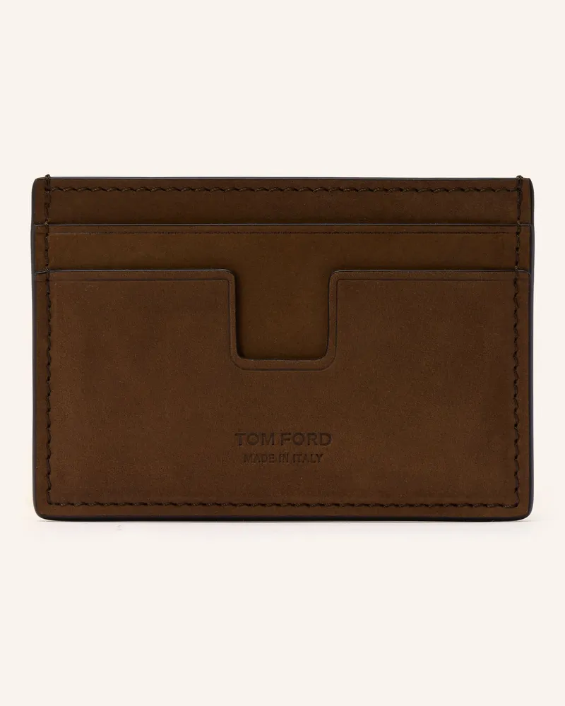 Tom Ford Kartenetui Dunkelbraun