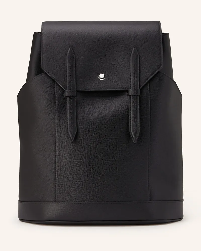 Montblanc Saffiano-Rucksack SARTORIAL MEDIUM Schwarz