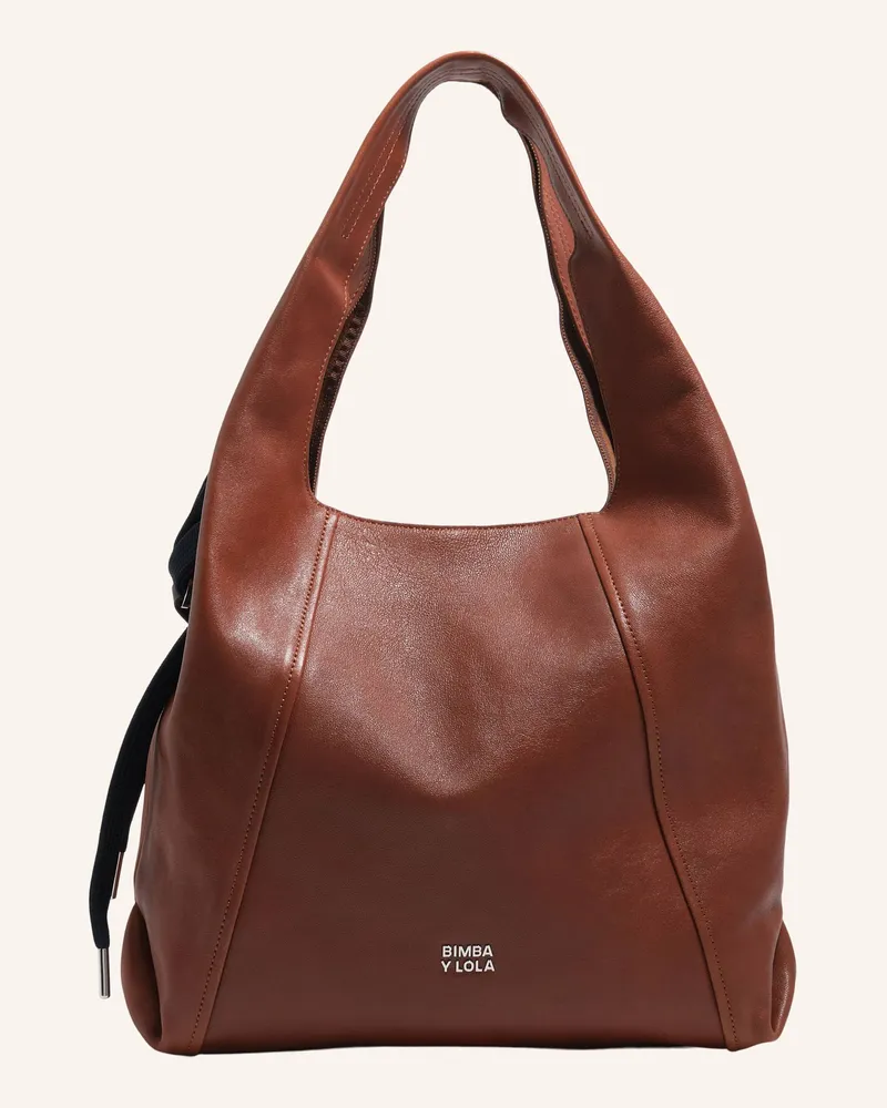 BIMBA Y LOLA Ledertasche schwarz Schwarz