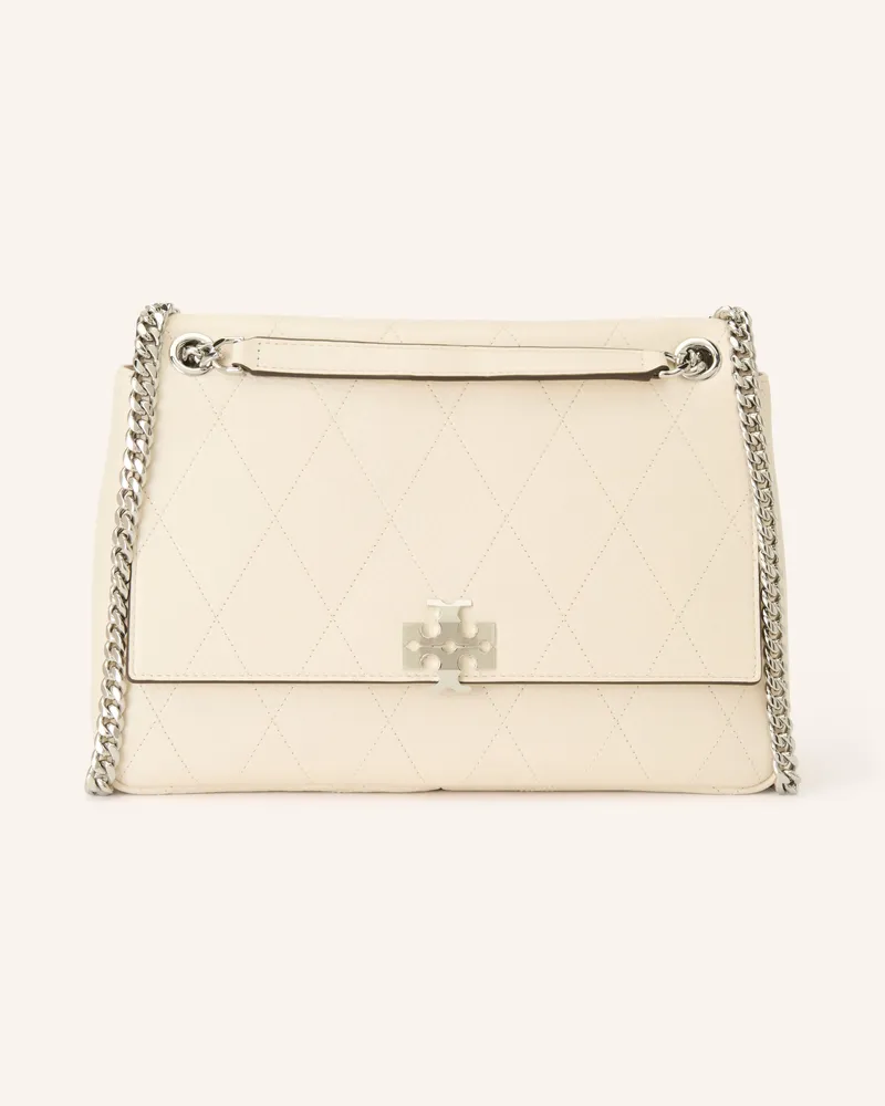 Tory Burch Schultertasche Charlie beige Weiss