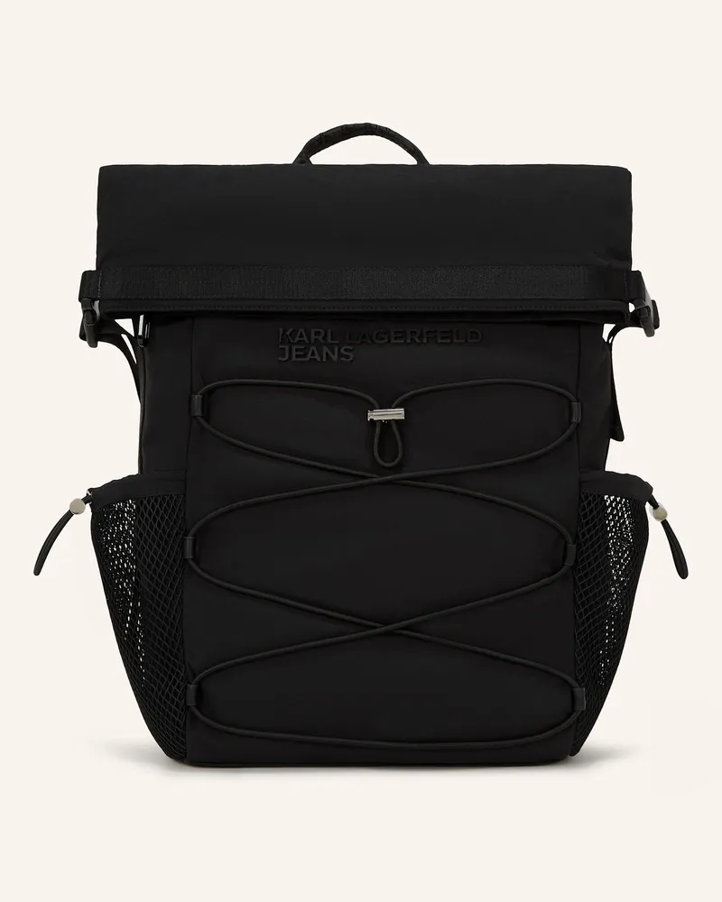 Karl Lagerfeld Rucksack schwarz Schwarz