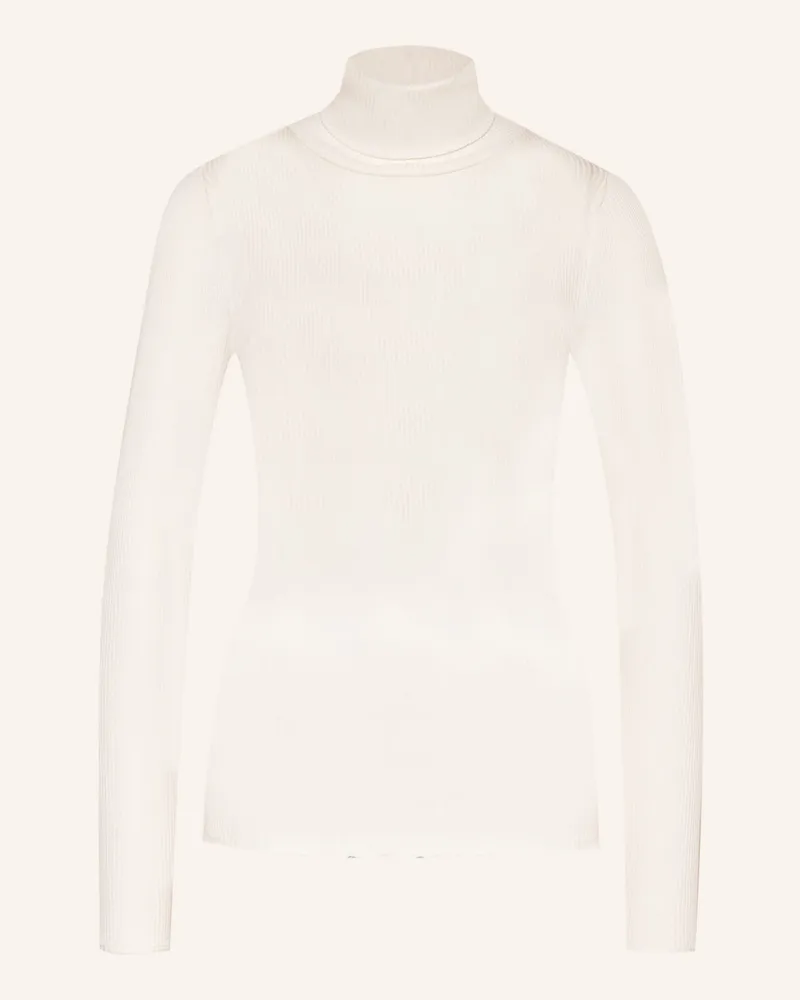 Rosemunde Rollkragenshirt BABETTE aus Seide Creme