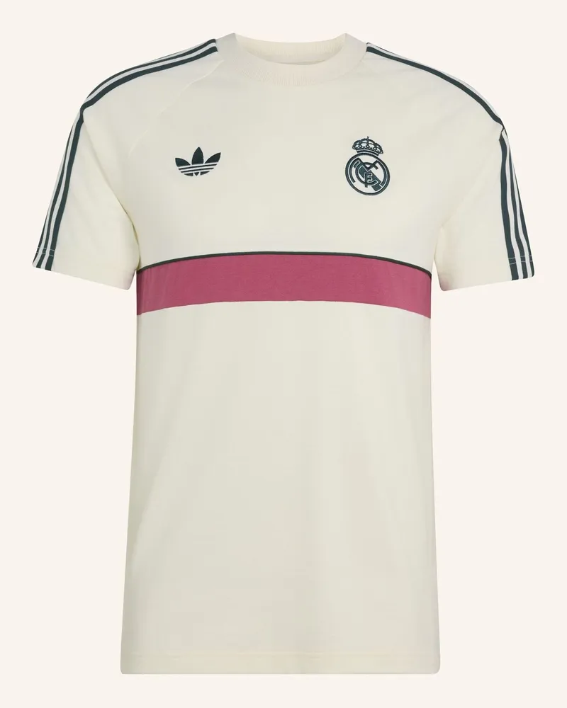 adidas Real Madrid Originals T-Shirt beige Weiss