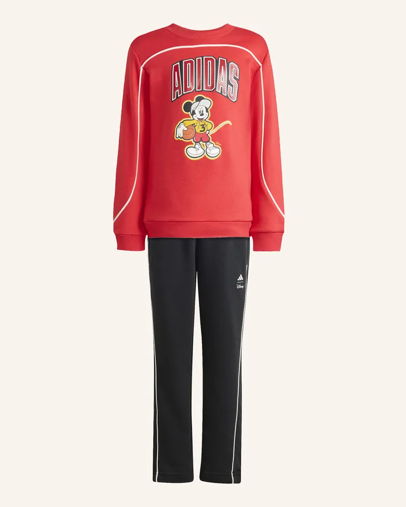 adidas ADIDAS DISNEY MICKY MAUS JOGGINGANZUG Rot