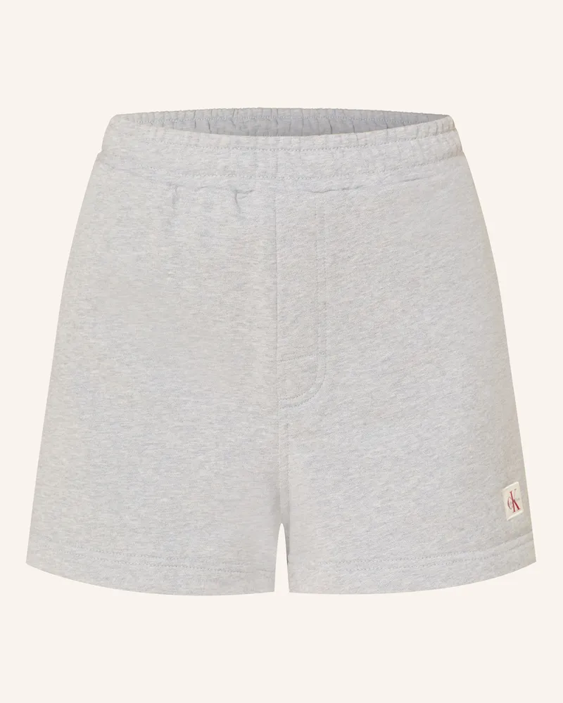 Calvin Klein Sweatshorts Hellgrau