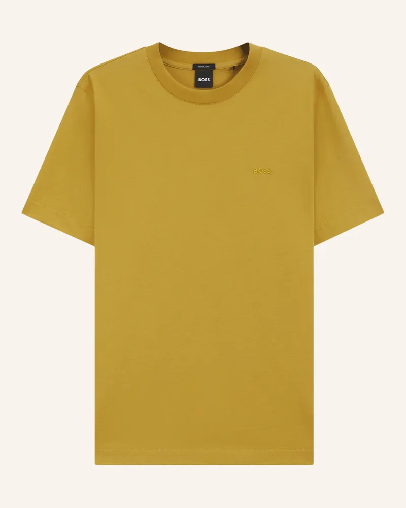 HUGO BOSS T-Shirt Thompson 01 Regular Fit gold Gold