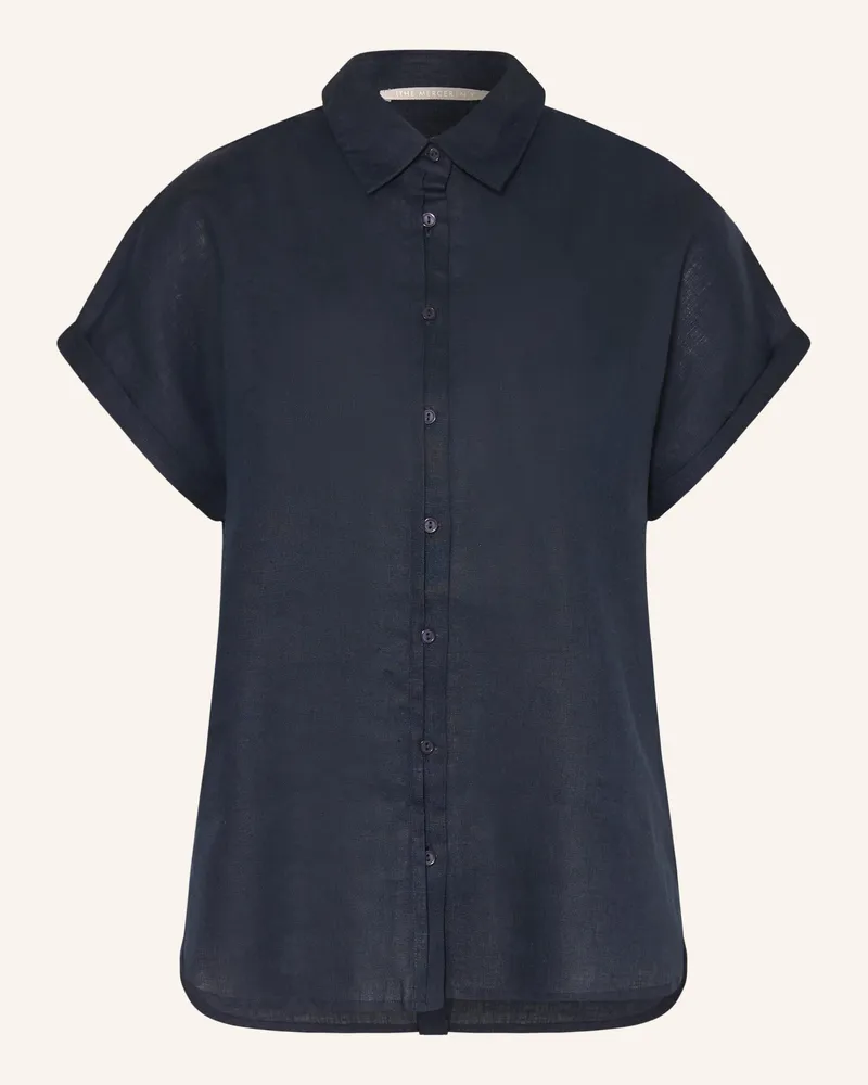 (THE MERCER) N.Y. Hemdbluse aus Leinen Dunkelblau
