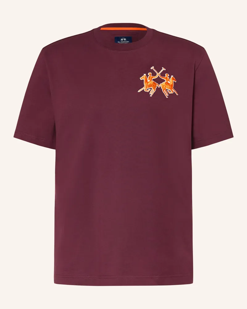 La Martina T-Shirt rot Dunkelrot