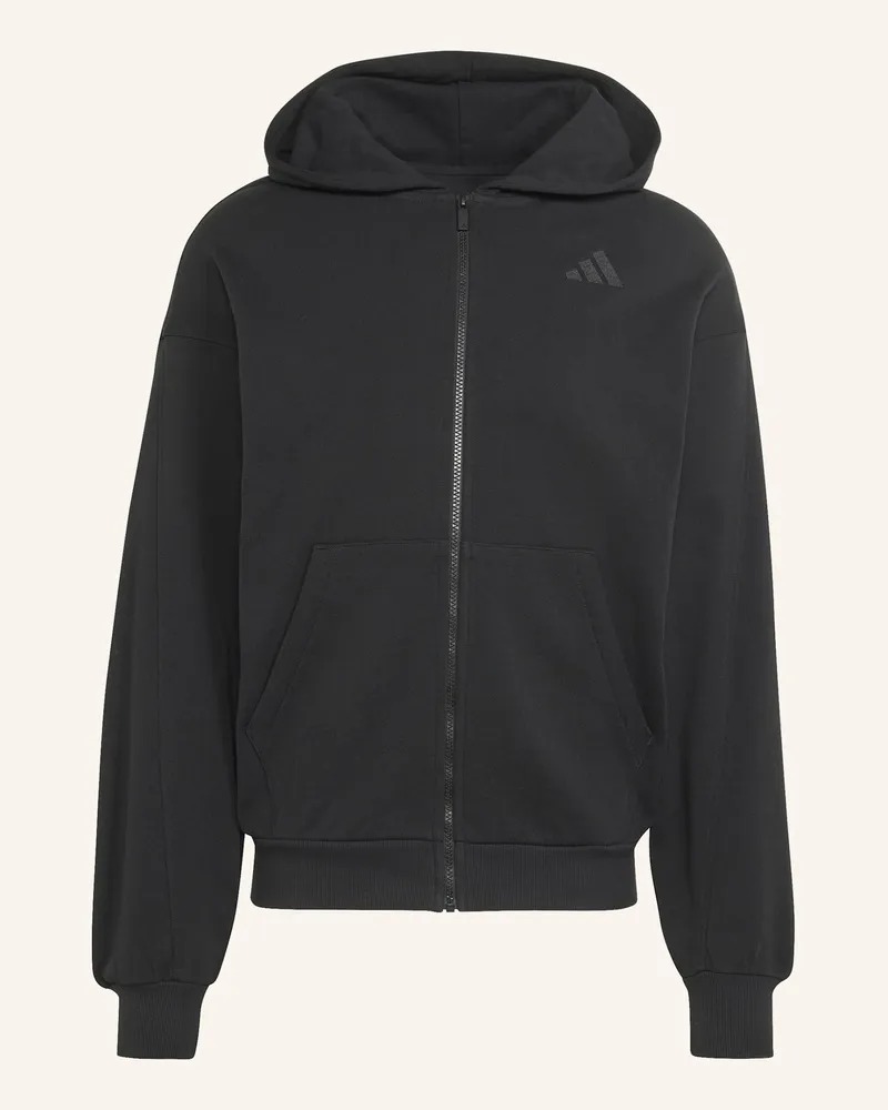 adidas Adidas Kit Kapuzenjacke, Kleines Logo schwarz Schwarz