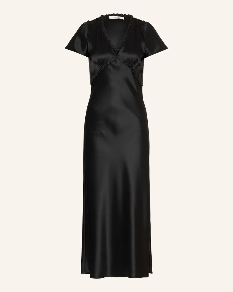 Dorothee Schumacher Abendkleid Shiny Statement schwarz Schwarz