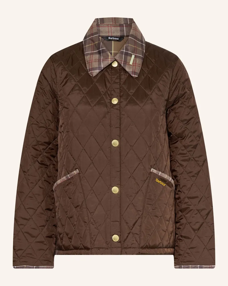 Barbour Steppjacke braun Dunkelbraun